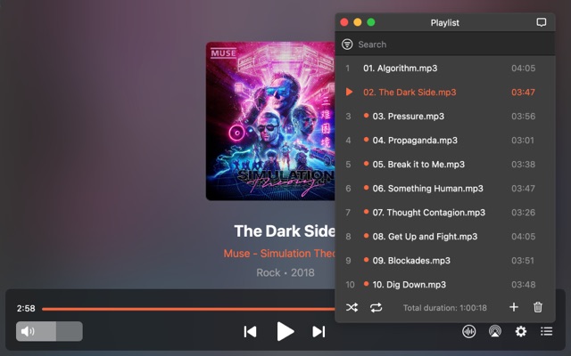 best sound quality music player for mac